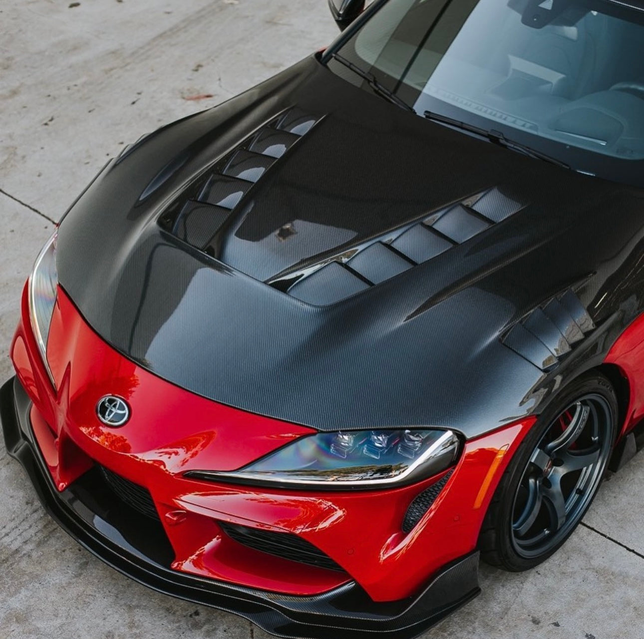 Carbon Fiber Front Hood – Toyota GR Supra A90 / A91 (2020–2024) - Exotics Carbon Design