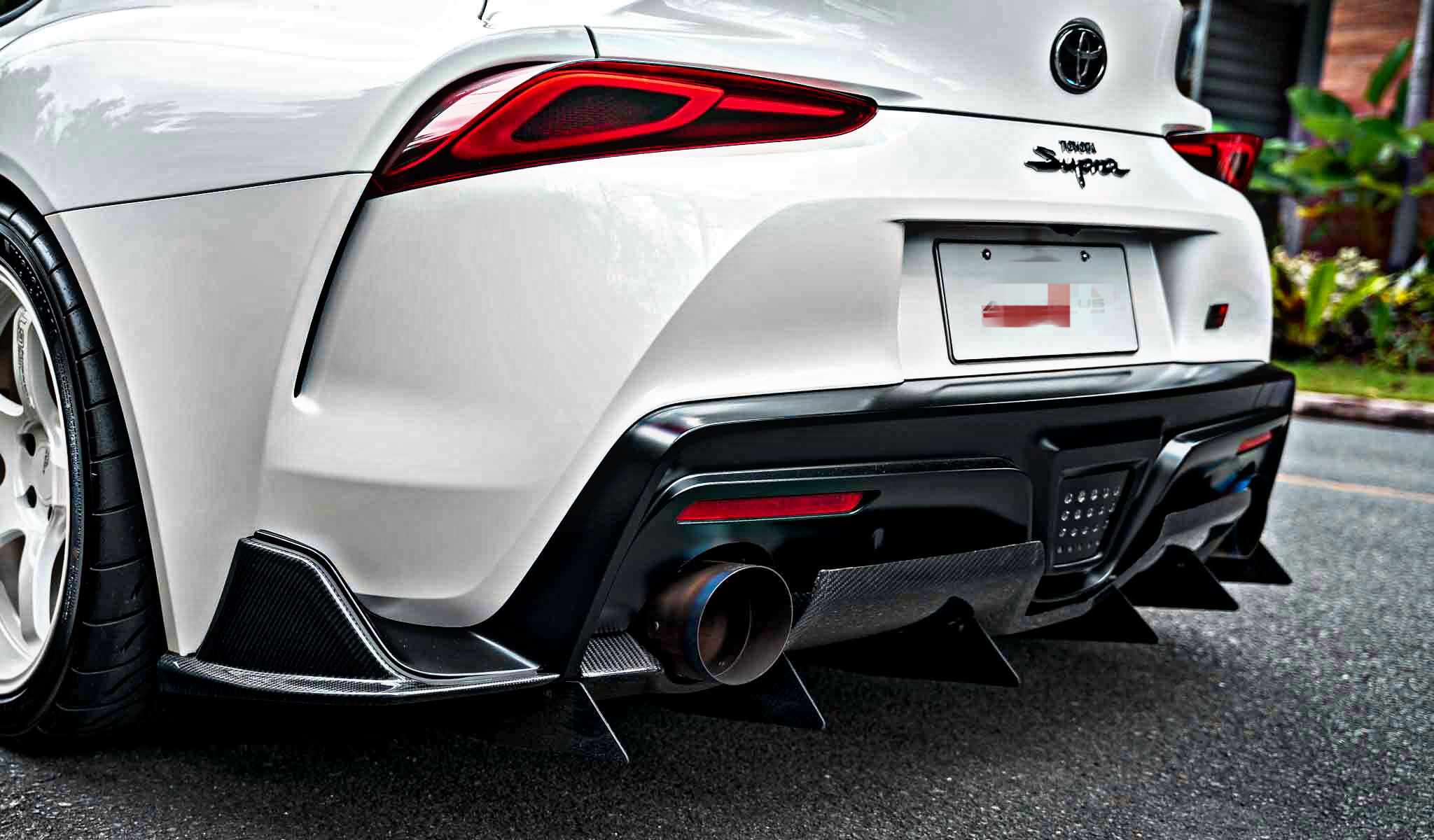 Sharp Carbon Fiber Rear Diffuser – Toyota GR Supra A90 / A91 (2020–2024) - Exotics Carbon Design