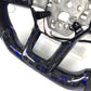 Blue Carbon Fiber With Led Light Steering Wheel – Ford Mustang S650 (2024+) - Exotics Carbon Design