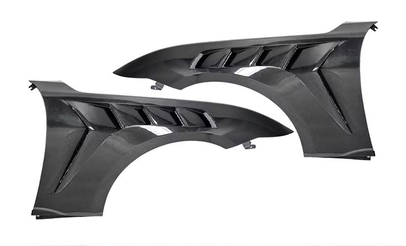 Carbon Fiber Front Fenders – Ford Mustang (2024+) - Exotics Carbon Design