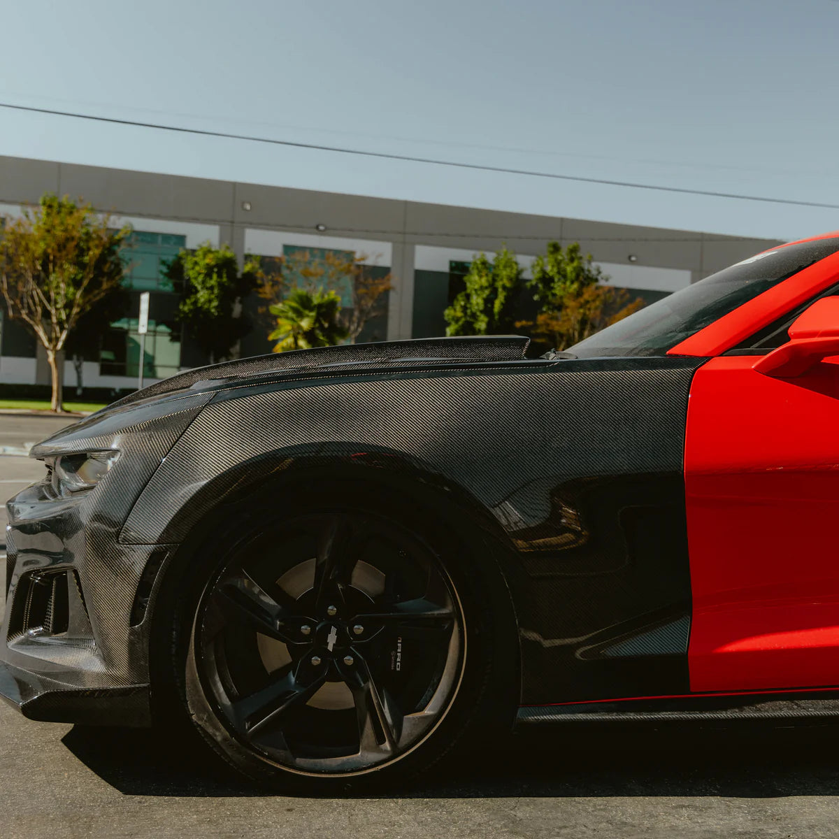 OE-Type Carbon Fiber Front Fenders – Chevrolet Camaro SS / RS / LT (2016–2024) - Exotics Carbon Design