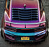 Matte Black Rear Window Louvers – Chevrolet Camaro (2016–2024) - Exotics Carbon Design