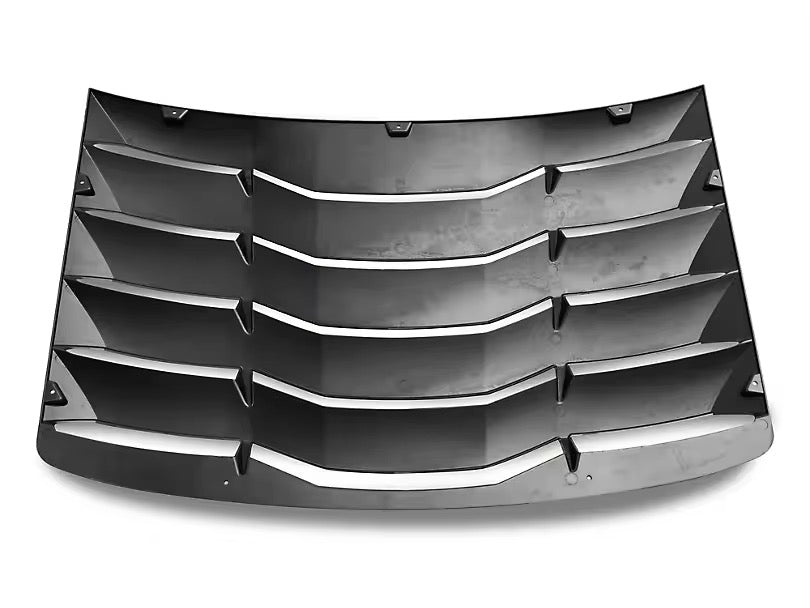 Matte Black Rear Window Louvers – Chevrolet Camaro (2016–2024) - Exotics Carbon Design