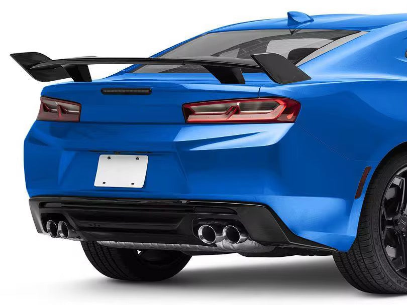 Track Style Rear Spoiler Gloss Black – Chevrolet Camaro (2016–2024) - Exotics Carbon Design
