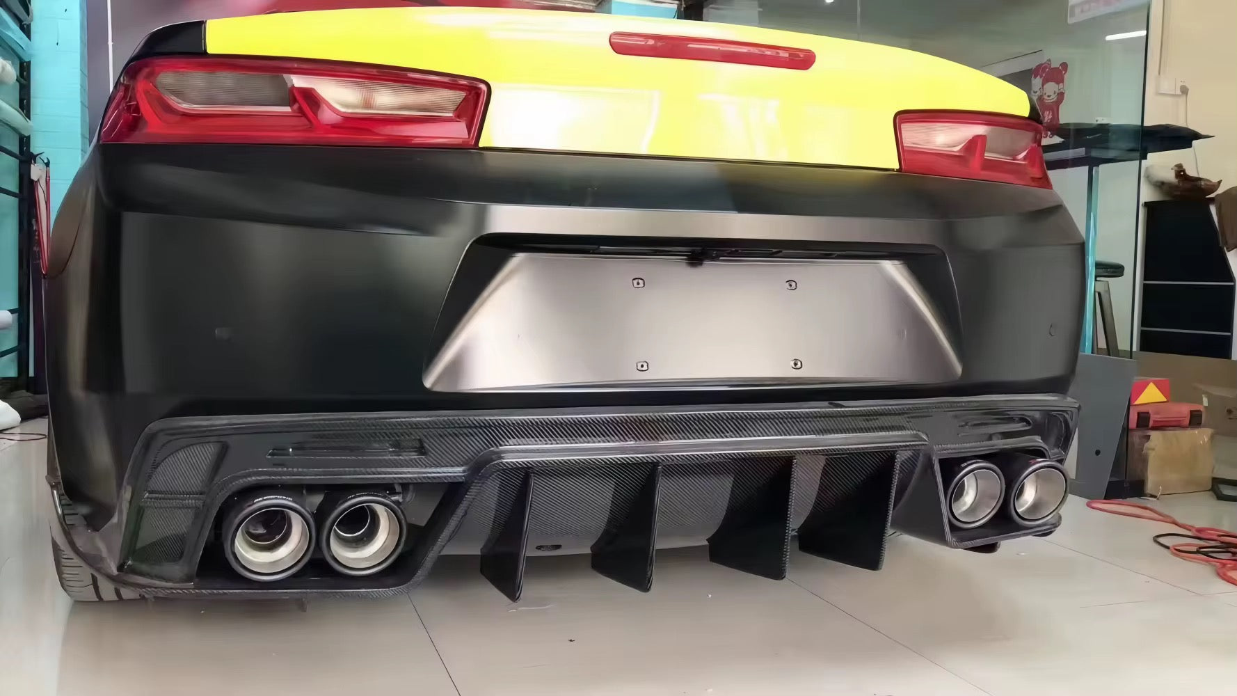 MP Concepts Style Carbon Fiber Rear Diffuser – Chevrolet Camaro (2016–2024) - Exotics Carbon Design