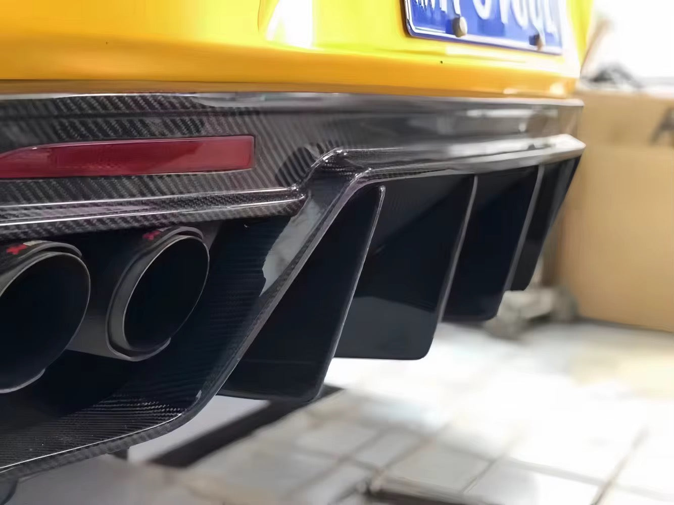 MP Concepts Style Carbon Fiber Rear Diffuser – Chevrolet Camaro (2016–2024) - Exotics Carbon Design