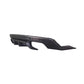 Black RS Style Dual Outlet Rear Diffuser - Chevrolet Camaro (2016–2024) - Exotics Carbon Design
