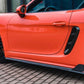 APR Style Carbon Fiber Side Skirts - Porsche 718 Boxster (2017–2022) - Exotics Carbon Design