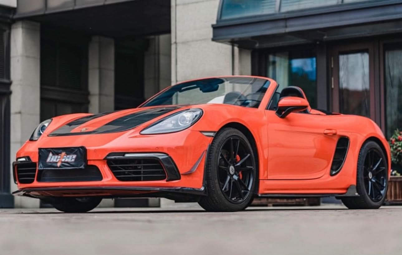 APR Style Carbon Fiber Side Skirts - Porsche 718 Boxster (2017–2022) - Exotics Carbon Design