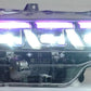 Archaic Colorful DRL Front Light with RGB Animation – Ford Mustang 2024+ - Exotics Carbon Design