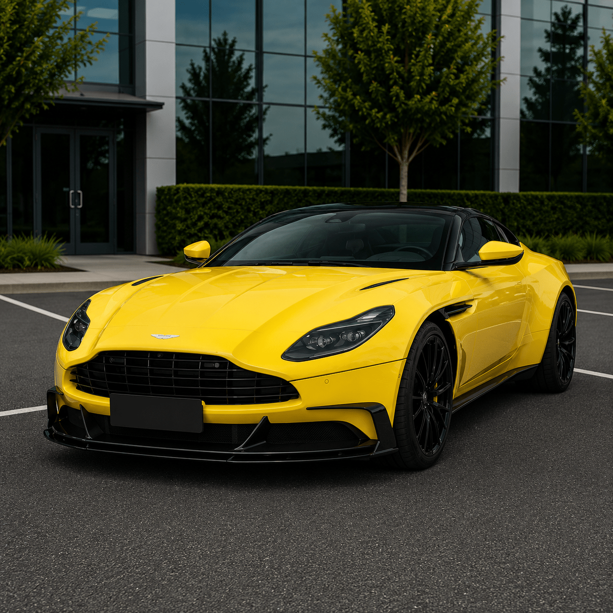 Aston Martin DB11 Carbon Fiber Front Double Diffuser & Rear Diffuser Set - Exotics Carbon Design