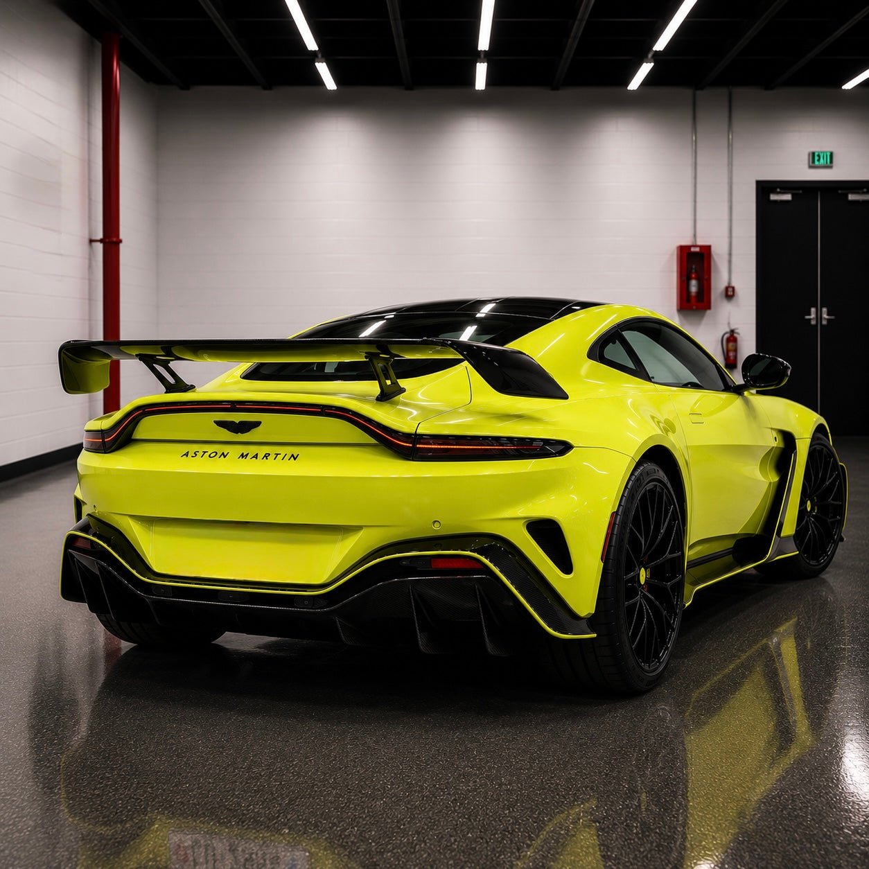 Aston Martin Vantage Carbon Fiber Trunk Wing - Exotics Carbon Design
