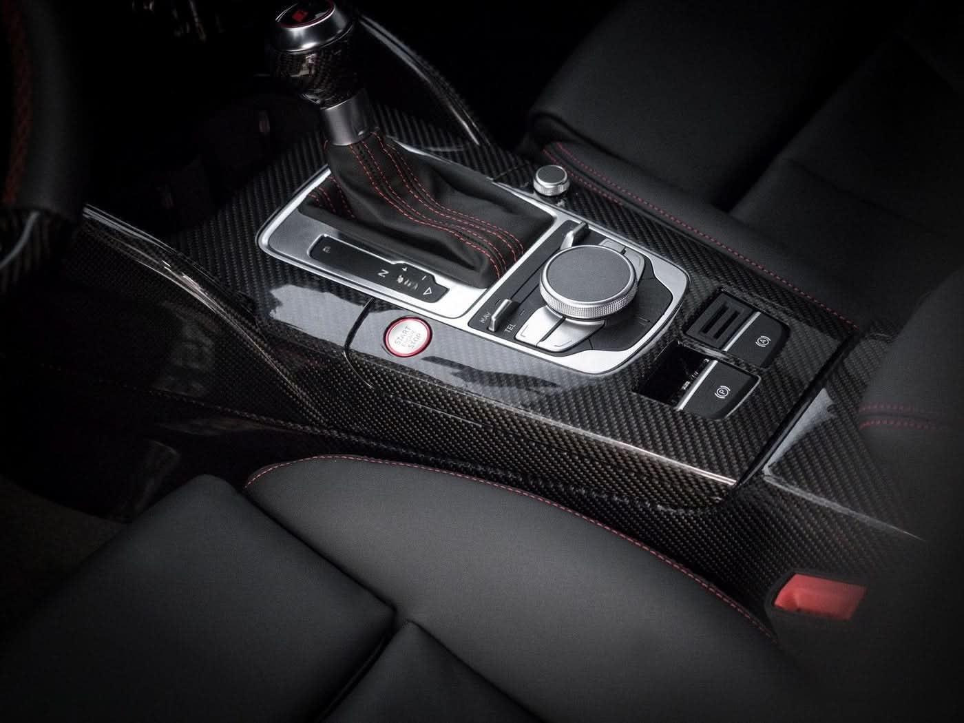 Audi A3 / S3 – Carbon Fiber Interior Center Console & Dash Trim - Exotics Carbon Design
