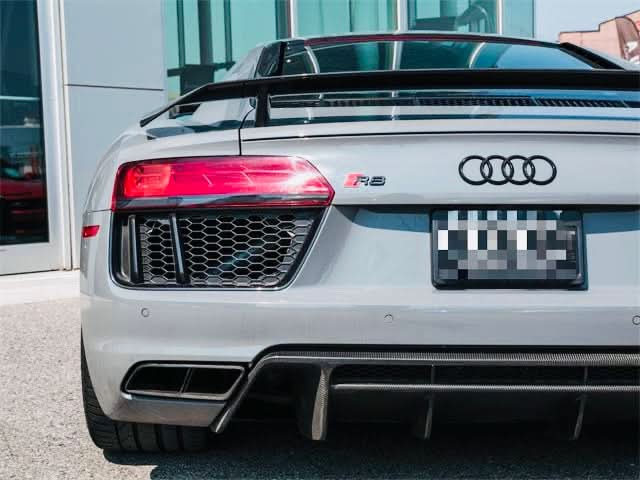 Audi R8 (2016 - 2019) - Racing Motorsport Style Carbon Fiber Rear Wing - Exotics Carbon Design