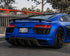 Audi R8 (2016-2019) - Racing Motorsport Style Carbon Fiber Rear Wing - Exotics Carbon Design