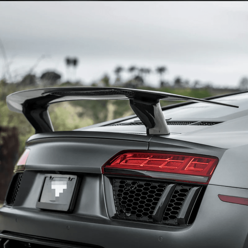 Audi R8 (2016 - 2024) - Carbon Fiber Track - Inspired Rear Wing - Exotics Carbon Design