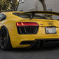 Audi R8 (2016-2024) - Carbon Fiber Track-Inspired Rear Wing - Exotics Carbon Design