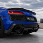 Audi R8 (2019-2024) Racing-Performance Style Carbon Fiber Rear Diffuser - Exotics Carbon Design