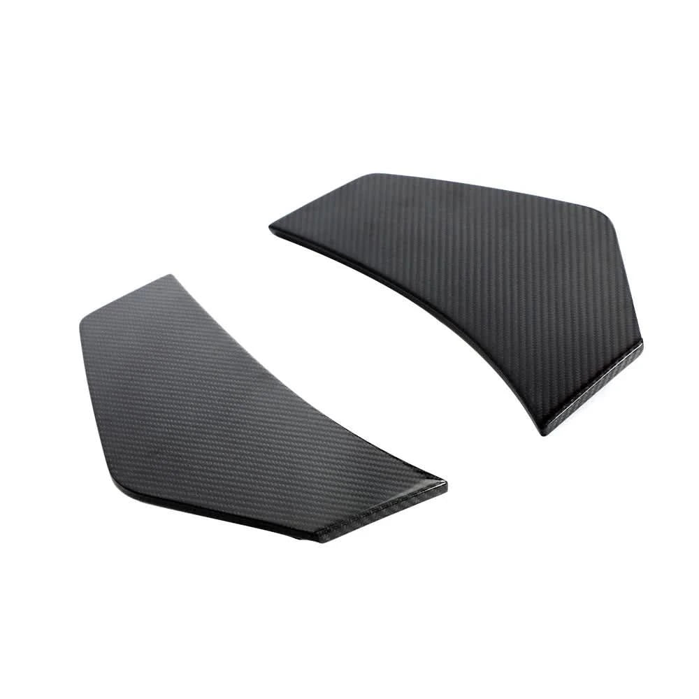 Audi R8 (2021+) - Carbon Fiber Rear Bumper Canards - Exotics Carbon Design