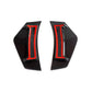 Audi R8 (2021+) - Carbon Fiber Rear Bumper Canards - Exotics Carbon Design