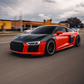 Audi R8 Gen 2 (2016-2019) - Race-Performance Style Vented Carbon Fiber Front Hood - Exotics Carbon Design