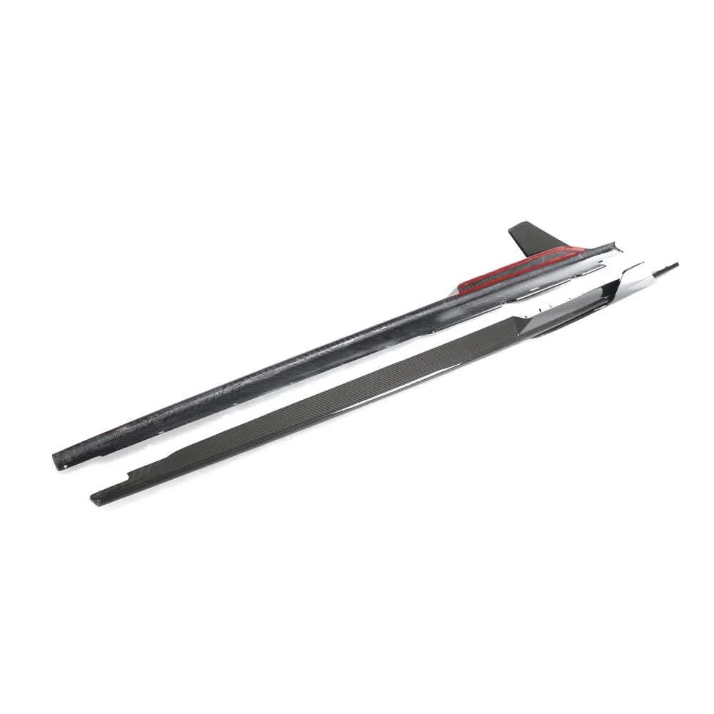 Audi R8 Gen 2 - Pre - Preg Carbon Fiber Capristo Style Side Skirts - Exotics Carbon Design
