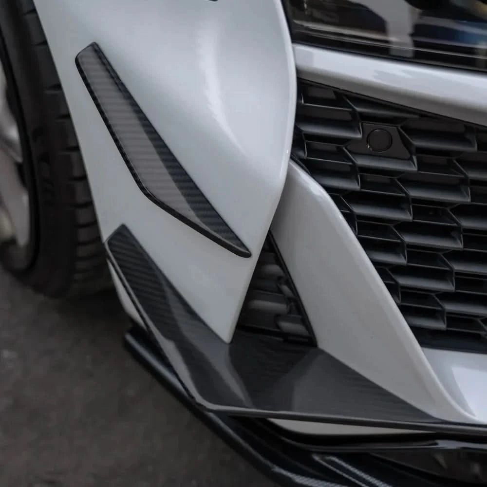 Audi R8 Gen 2 - Pre - Preg Carbon Fiber GT Style Front Canards - Exotics Carbon Design