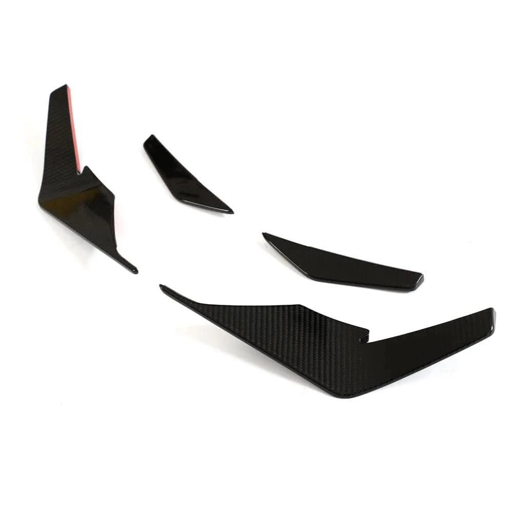 Audi R8 Gen 2 - Pre-Preg Carbon Fiber GT Style Front Canards - Exotics Carbon Design