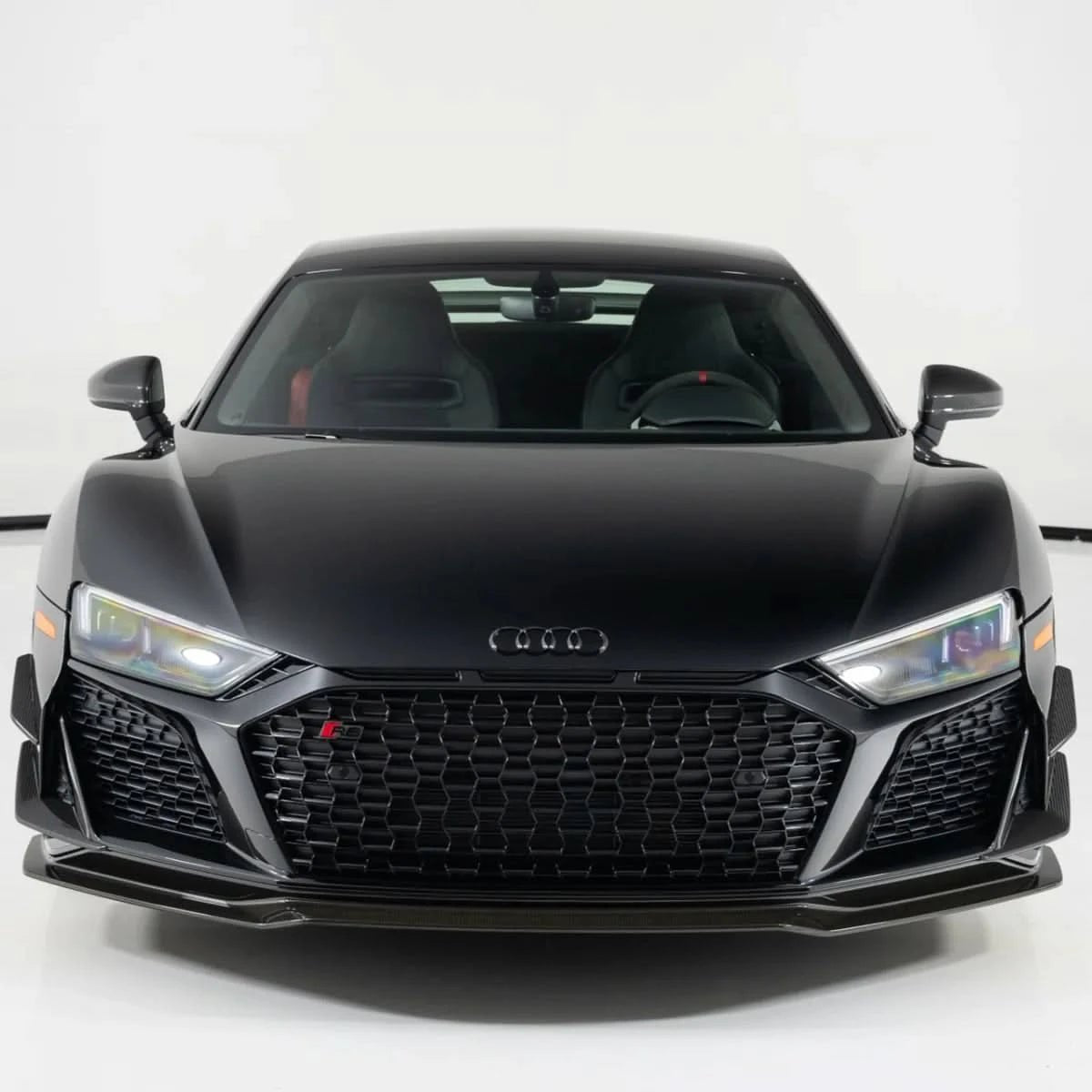 Audi R8 Gen 2 - Pre - Preg Carbon Fiber GT Style Front Splitter - Exotics Carbon Design