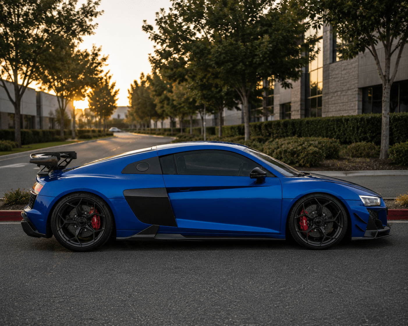 Audi R8 Gen 3 (2020+) - GT4 Style Carbon Fiber Full Body Kit - Exotics Carbon Design