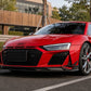 Audi R8 - P.T Style Carbon Fiber Front Splitter - Exotics Carbon Design