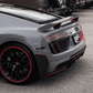 Audi R8 V10 (2016-2019) - Carbon Fiber Rear Bumper Canards - Exotics Carbon Design