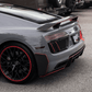 Audi R8 V10 (2016 - 2019) - Carbon Fiber Rear Bumper Canards - Exotics Carbon Design