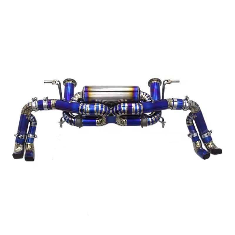 Audi R8 V10 (2017–2019) - Titanium Catback Exhaust - Exotics Carbon Design