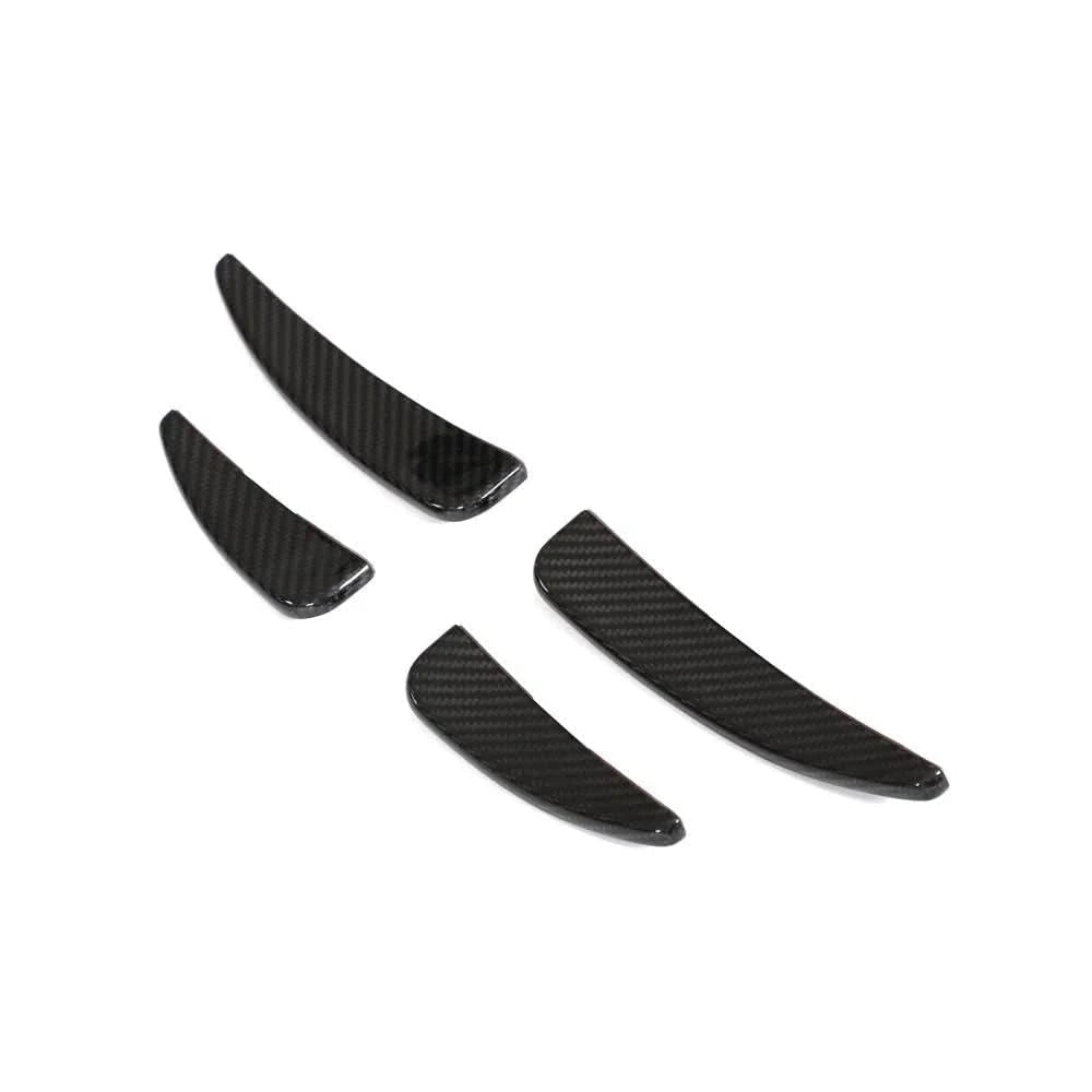 Audi R8 y - Pre-Preg Carbon Fiber Capristo Style Front Canards - Exotics Carbon Design