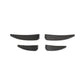 Audi R8 y - Pre-Preg Carbon Fiber Capristo Style Front Canards - Exotics Carbon Design