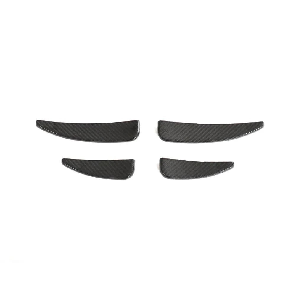 Audi R8 y - Pre-Preg Carbon Fiber Capristo Style Front Canards - Exotics Carbon Design