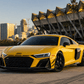 Audi R8 y - Pre-Preg Carbon Fiber Capristo Style Front Canards - Exotics Carbon Design