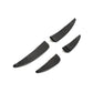 Audi R8 y - Pre-Preg Carbon Fiber Capristo Style Front Canards - Exotics Carbon Design