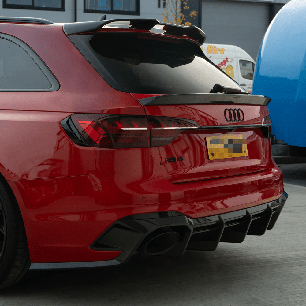 Audi RS4 B9 (2018 - 2024) - Carbon Fiber Roof Spoiler - Exotics Carbon Design