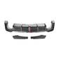 Audi RS5 B9.5 (2020 - 2024) - K Style Carbon Fiber Rear Diffuser - Exotics Carbon Design