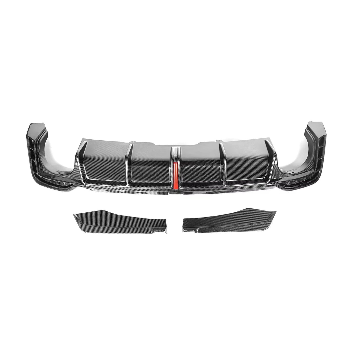Audi RS5 B9.5 (2020 - 2024) - K Style Carbon Fiber Rear Diffuser - Exotics Carbon Design