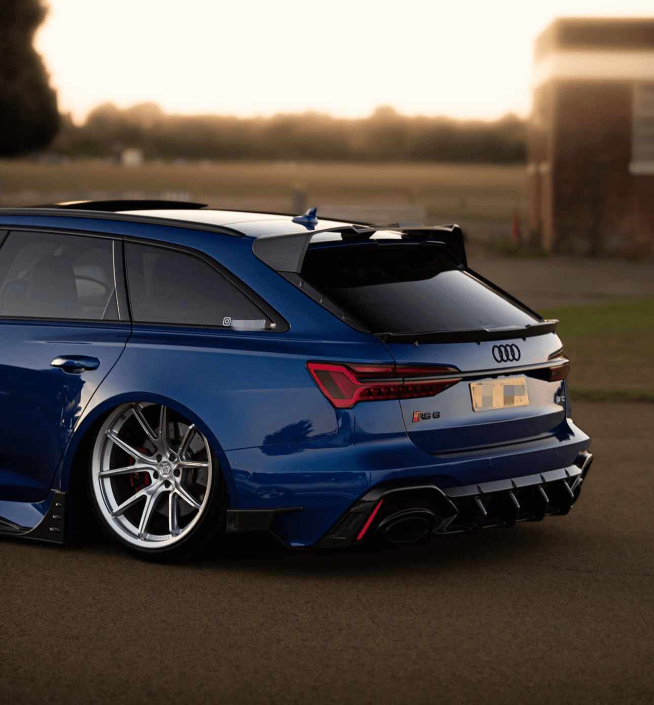 Audi RS6 C8 Avant (2020-2024) - Full Carbon Fiber Aero Kit - Exotics Carbon Design
