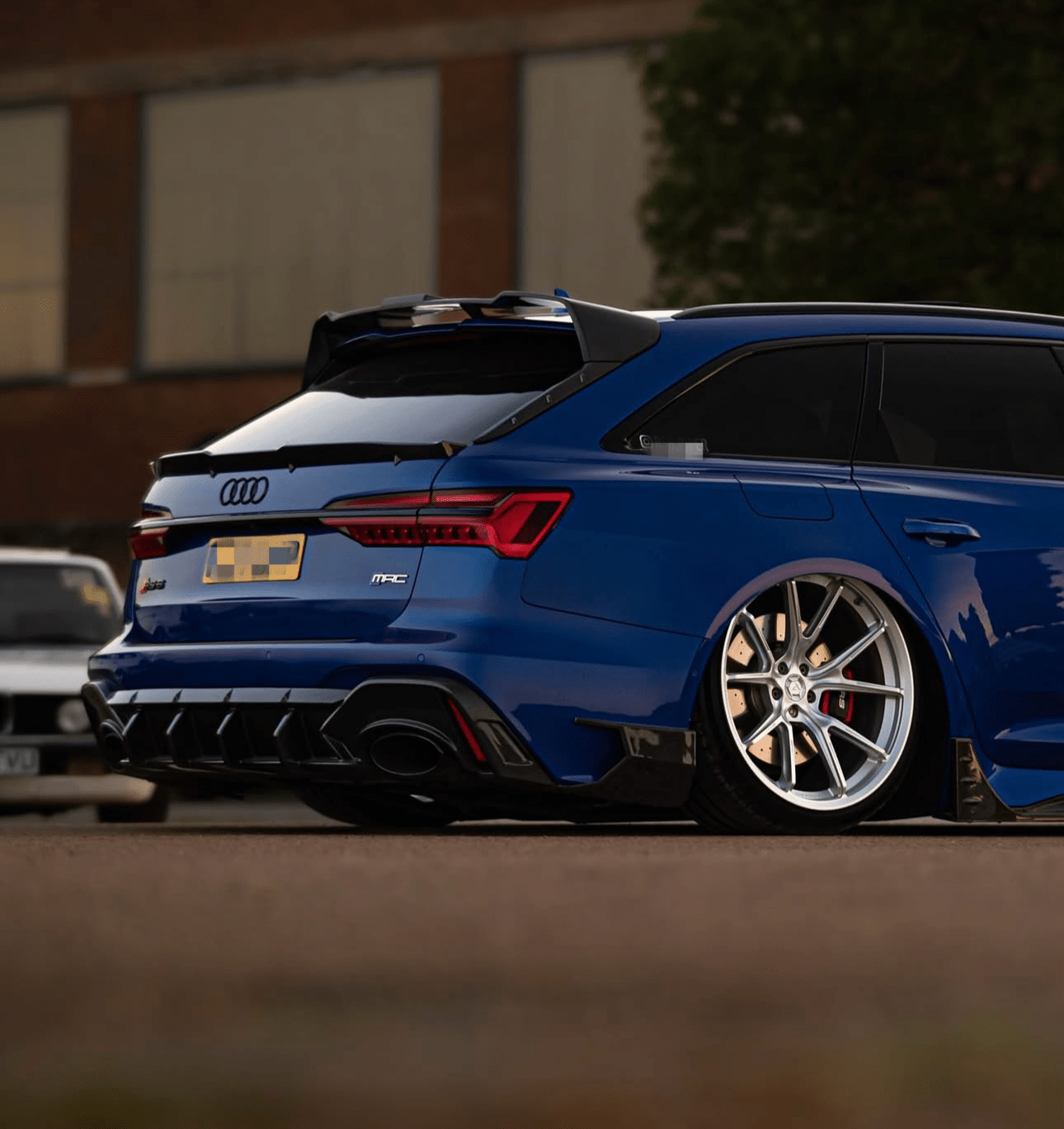 Audi RS6 C8 Avant - Carbon Fiber Roof Spoiler - Exotics Carbon Design