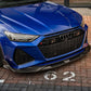 Audi RS6 / RS7 C8 (2020+) – MSY Style Pre - Preg Carbon Fiber Front Splitter - Exotics Carbon Design