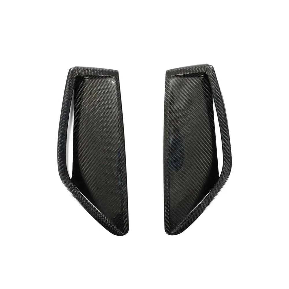 Audi RS6 / RS7 - Carbon Fiber Front Bumper Air Vent Trims - Exotics Carbon Design