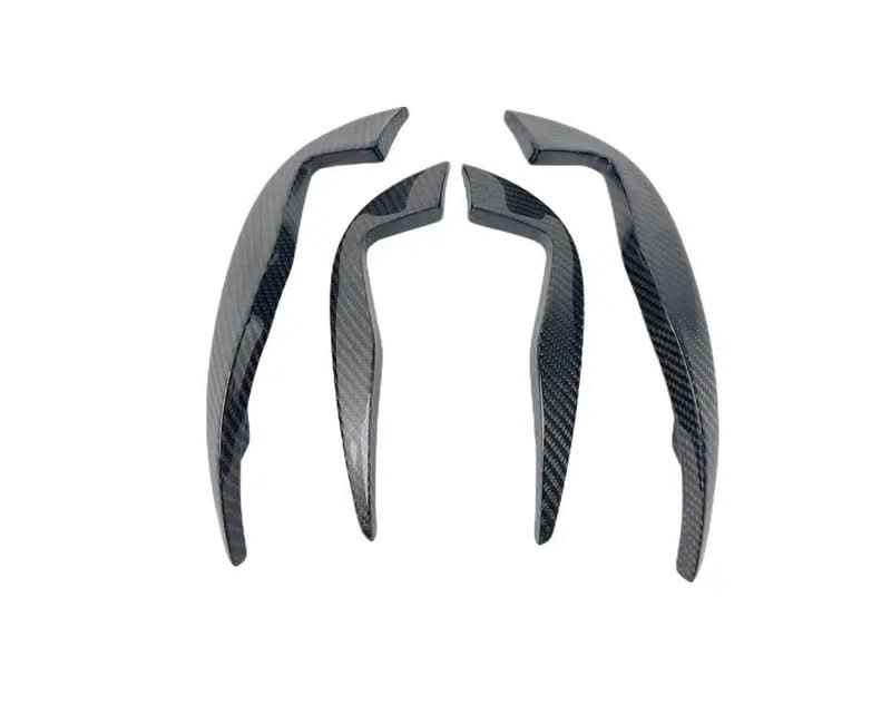Audi TTRS – Carbon Fiber Front Bumper Canards (2018–2022) - Exotics Carbon Design