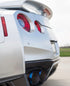Blue Burnt Titanium Exhaust Tips - Nissan GT-R R35 (2009–2024) - Exotics Carbon Design