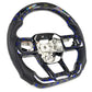 Blue Carbon Fiber With Led Light Steering Wheel – Ford Mustang S650 (2024+) - Exotics Carbon Design