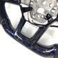 Blue Carbon Fiber With Led Light Steering Wheel – Ford Mustang S650 (2024+) - Exotics Carbon Design